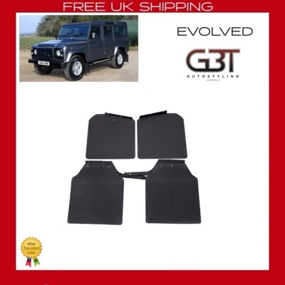 For Land Rover Defender 110 130 Wide Mudguards Mud Flaps Splash Guards UK SELLER - Image 1 of 4