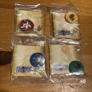 Final Fantasy Crystal Chronicles Pin Set Selkies Yukes Clavats Lilties RPG - Bild 1 von 6