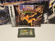 Nintendo Game Boy Advance GBA Game  Disney's Tarzan: Return to the Jungle w/Book
