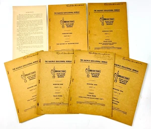 Lotto 6 libretti cartacei ufficio educativo ferroviario Omaha Nebraska vintage - Foto 1 di 23
