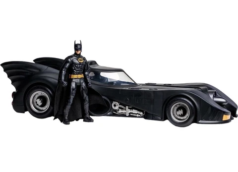 McFarlane Toys DC Multiverse Batman Batmobile 1989 Gold Label 2pk Amazon PRESALE Cover
