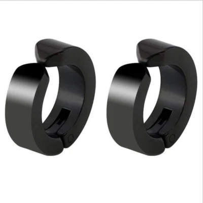 2 Piezas Unisex Oreja Puño Sin Piercing Clip-on Pequeño Aro Pendientes Punk Rock Oreja Clip Foto 1 de 4