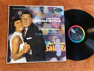 LOUIS PRIMA Keely Smith Las Vegas Style '58 LP MONO 1st pr sam butera witnesses! - Image 1 of 4