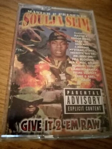Soulja Slim - Give It 2 'Em Raw Cassette *TESTED* No Limit Records New Orleans  - Picture 1 of 7