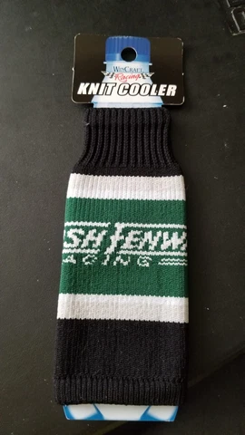 ROUSH FENWAY NASCAR RACING WINCRAFT KNIT BOTTLE COOLER KOOZIE BEER/WATER - NEW Cover