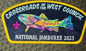 Como nuevo 2023 JSP Crossroads of West Council Yellow Border Fish - Imagen 1 de 1