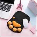 Black Cat Paw Mouse Pad with Wrist Rest