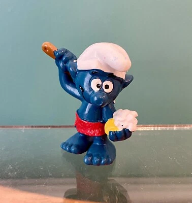 Pitufos - 20108 - Pitufo sauna con cepillo y jabón PVC figura 1980 vintage Peyo Foto 1 de 4