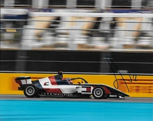 Signed Alba Larsen Formula 1 Academy Tommy Hilfiger Racing 8x10 Photo 3 Original - Picture 1 of 2