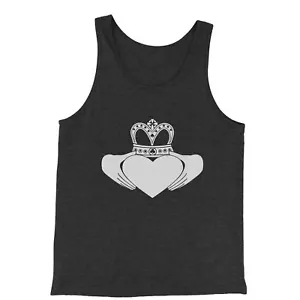 Irish Claddagh St Patricks Day Men's Jersey Tank - Picture 1 of 2