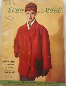 LE PETIT ECHO DE LA MODE n° 41 du 10 Octobre 1954 revue ancienne  - Picture 1 of 3