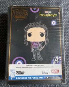 Funko Pop! Disney Pin ~ Hawkeye. Kate Bishop SE versiegelt neu ~ Box Seite hat Abnutzung - Bild 1 von 5