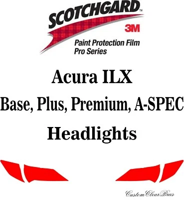 Пленка защитная краска 3M Scotchgard серия Pro 2016 2017 2018 Acura ILX - Изображение 1 из 3