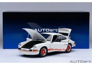 AUTOart 78030 1/18 Porsche 911 Carrera 2.7 RS in Grand Prix Bianco 1973 Nuovo - Foto 1 di 12