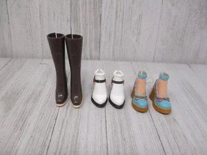 Barbie Doll My Scene 3 pares de tacones, botas, zapatos de cuña - Imagen 1 de 12