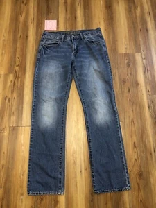 Vintage American Eagle Outfitter Jeans Mens 32X34 Blue Original Straight Rodeo - Picture 1 of 24