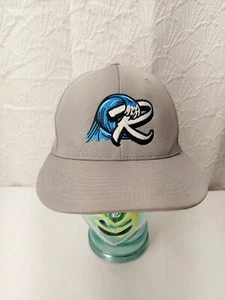 Letter R with Blue Ocean Wave FlexFit Hat Performance Team Series Size S-M - Picture 1 of 8
