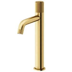 Vigo VG03031MG Apollo 1.2 GPM 12" H Single Hole Vessel Bathroom Faucet, Matte Go - Picture 1 of 2