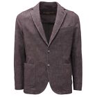 3626Af Giacca Uomo Circolo 1901 Brown/Black Texured Fabric Cotton Jacket Men
