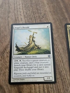 Magic The Gathering MTG Shards Of Alara Uncommon Angel's Herald - Picture 1 of 1
