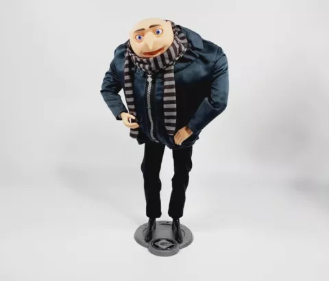 Despicable Me 2 Talking Animated Gru Figure Thinkway Toys Posable 15” Cover
