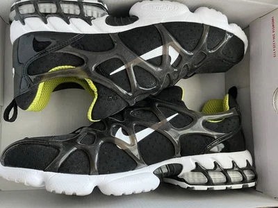 Nike Air Zoom Stussy Spiridon Men's Size 10.5 Shoes Black/Silver - Image 1 of 4