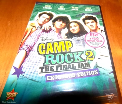 CAMP ROCK 2 THE FINAL JAM Demi Lovato Joe Kevin Nick Jonas Walt Disney DVD NEW - Image 1 of 2