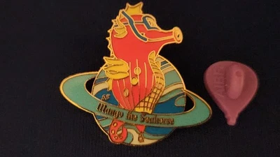 2025 " MANGO, THE SEAHORSE." AIBF Special shape hot air balloon pin "S/H COMB" - Image 1 of 4