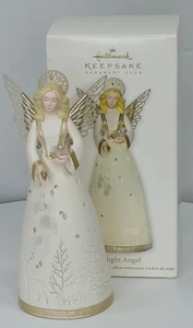 Hallmark 2011 Starlight Angel Club Esclusiva Luce Caratteristica Decorazione Natalizia - Foto 1 di 12