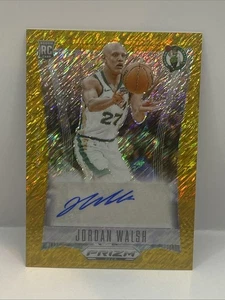 2023-24 Prizm Deca Jordan Walsh Rookie Auto Autograph Gold Shimmer #05/10 SP SSP - Bild 1 von 4