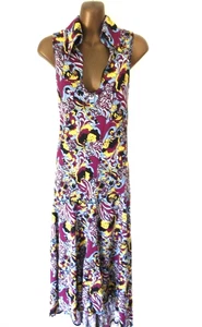 Scanlan Theodore High/low mii to maxi dress 10 collar neckline sleeveless (8887 - Picture 1 of 7