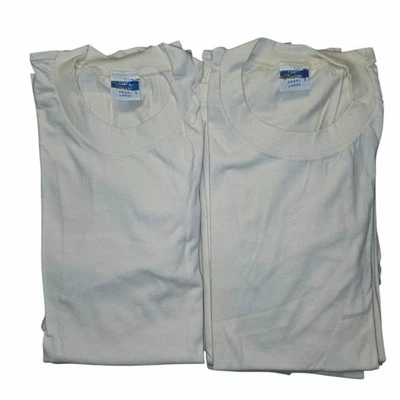 Lot of 12 Vintage Hawaii CRAZY T SHIRTS Blank IRR Single Stitch Cotton USA NOS - Image 1 of 4