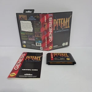 Sega Genesis Pitfall: The Mayan Adventure CIB con manuale - Foto 1 di 5