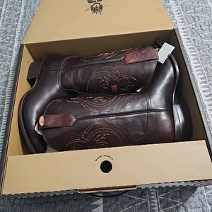 Alvies Billy GibbonsZZ Top BFG 01 MSRP $459 Men's 11.5DE El Hombre Cowboy Boots - Picture 1 of 12