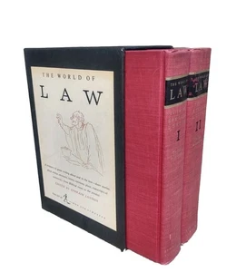 The World Of Law in Literature Vol I & II Ephraim London 1960 HC Boxed Set  - Bild 1 von 11