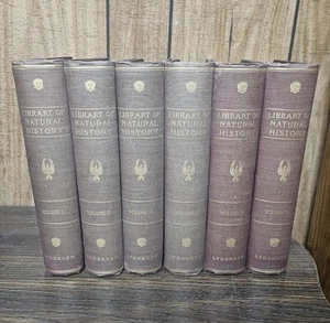 Library of Natural History Complete 6 Volume Set Edited by Lydekker 1904 - Imagen 1 de 4