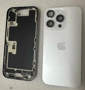 Vitre centrale et coque arrière métal Iphone16 pro - Photo 1 sur 5