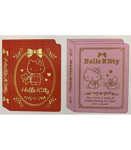 Bloc de notas Sanrio Hello Kitty 45 aniversario con estuche 4" x 3" Japón 2019 - Imagen 1 de 14