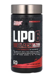 Nutrex Research, LIPO-6 Black, Ultra Concentrate, 60 Liqui-Caps, Exp: 04/2028 - Picture 1 of 2