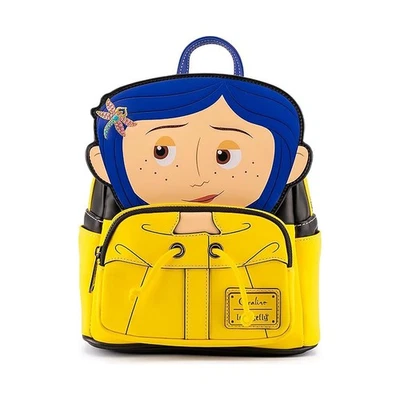 Loungefly Coraline im Regenmantel | Coraline Rucksack - Bild 1 von 4
