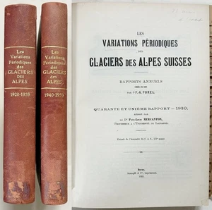 Gletscher Gletscherforschung / Les Variations Periodiques des Glaciers des Alpes - Bild 1 von 1