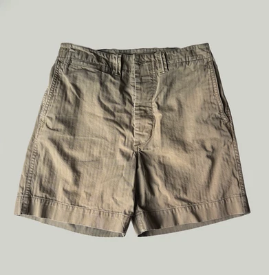 Short masculino RRL Herringbone Twill Field oliva 28 - Imagem 1 de 3