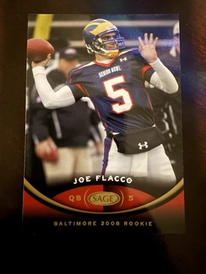 Sage 2008 - Joe Flacco #20 (RC) - Bengals Raven Browns Foto 1 de 2