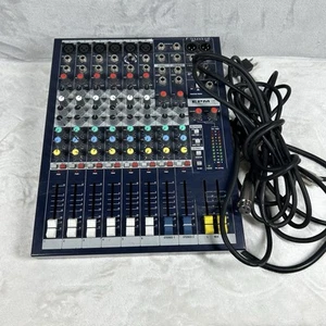 SOUNDCRAFT EPM6 PROFESSIONAL 6-CHANNEL ANALOG MIXER / 2 XLR Cables - Picture 1 of 7