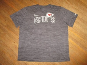 KANSAS CITY CHIEFS NIKE DRI-FIT PERFORMANCE TEE Football NFL T-Shirt Adult 2XL - Picture 1 of 4