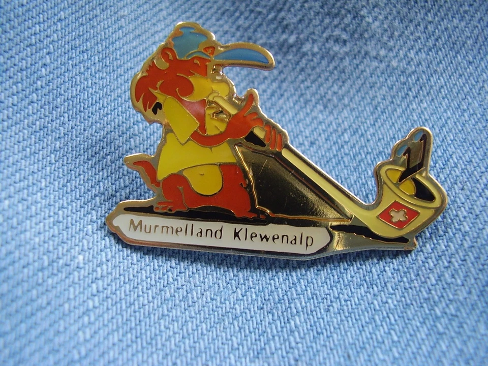 Pin Schweiz Murmelland Klewenalp im Kanton Nidwalden Suisse Ausführung B - Bild 1 von 1