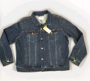 Goodfellow Men's Blue Denim NWT Jacket Size XL Trucker Casual - Picture 1 of 6