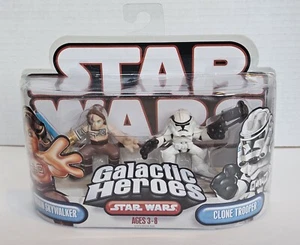 Figura Star Wars Galactic Heroes Anakin Skywalker Clone Trooper Hasbro 2007 NUEVO - Imagen 1 de 8
