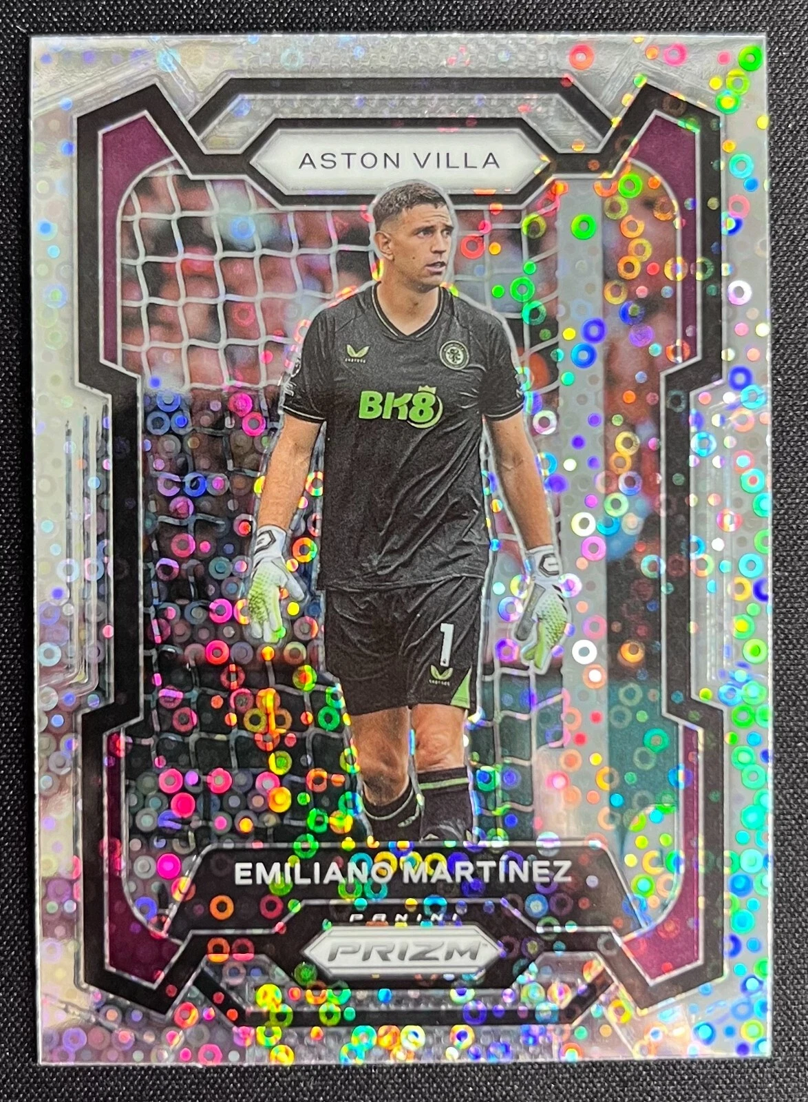 2023-24 Panini Prizm Premier League - Emiliano Martinez Disco Breakaway Villa