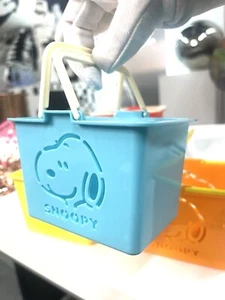 Mini Cestino della Spesa Snoopy 3 x 5,5 x 4 Pollici Nuovo Made In Japan - Foto 1 di 4